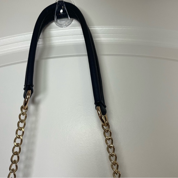 Cato Black Fringe Crossbody Bag Boho Tassel Faux Leather Festival - Picture 3 of 10